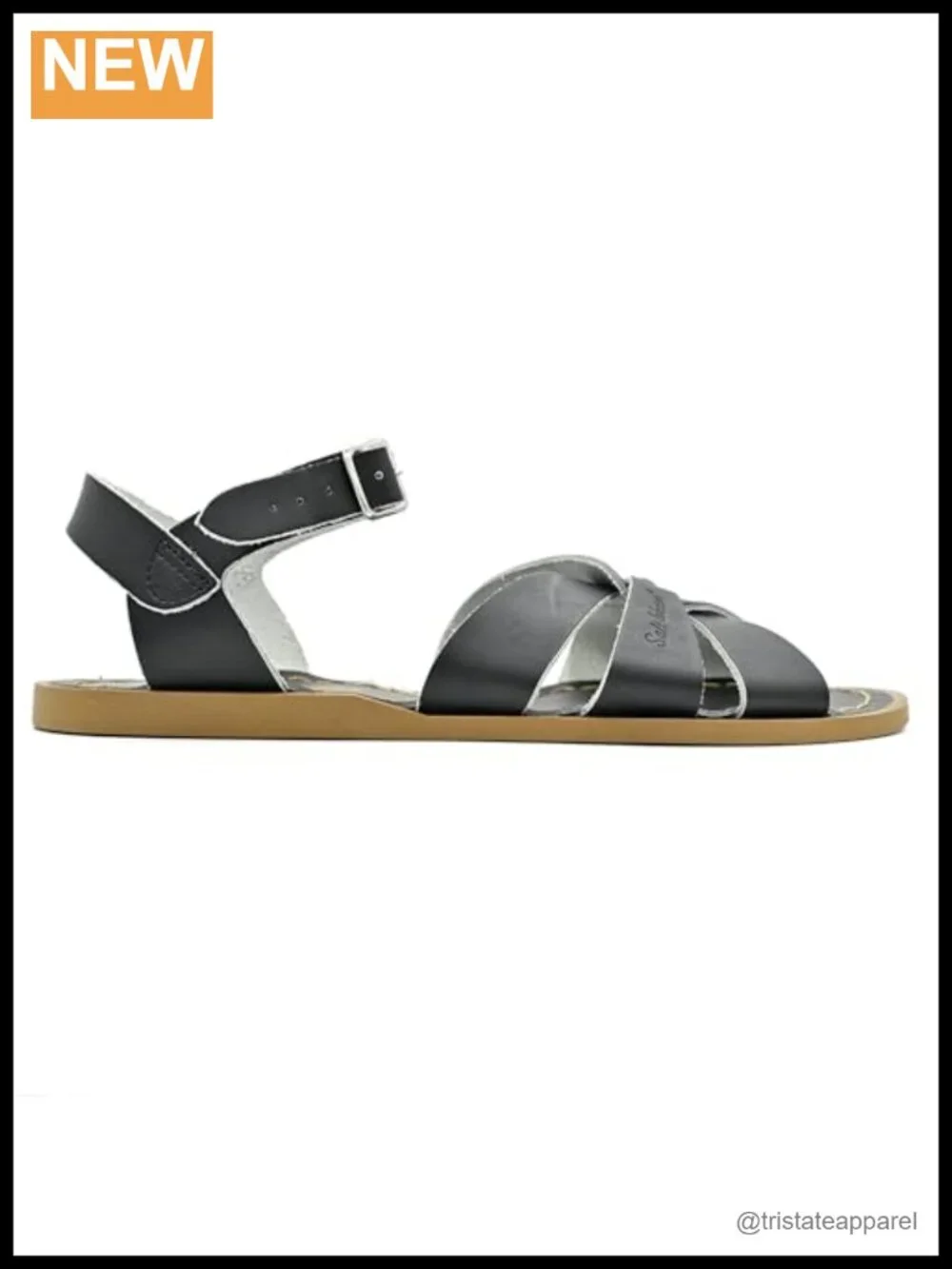 Salt Water Original Leather Sandals Buckle Ankle Strap Waterproof Washable